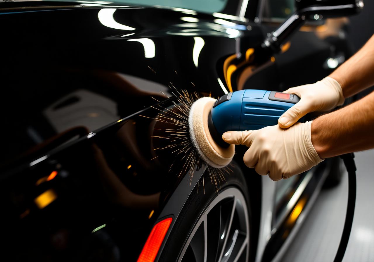 Polishing luxury paint